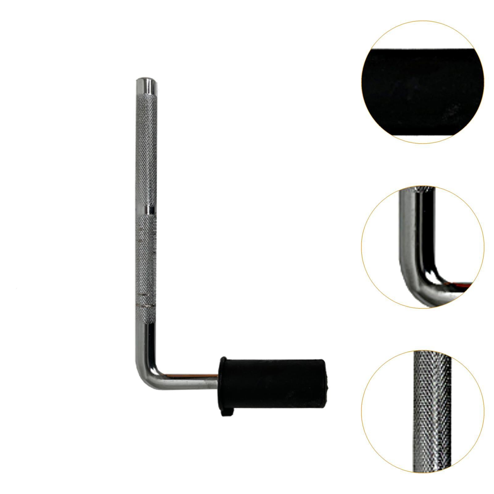 Electronic Drum Pad Support Arm L Rod Drumstick for Performance Music Studio