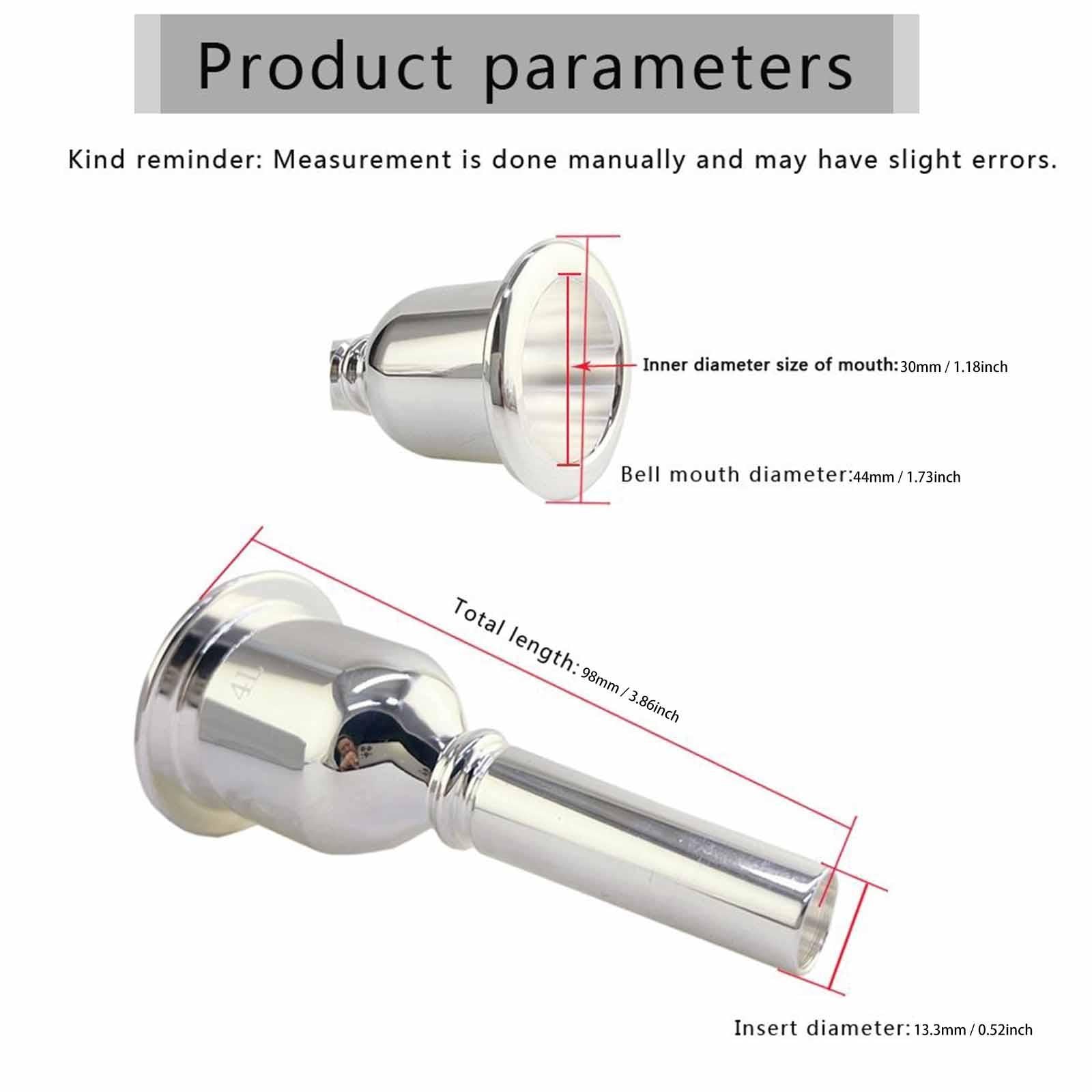 French Mouthpiece Trumpet Mouthpiece for Professionals Starters Concert