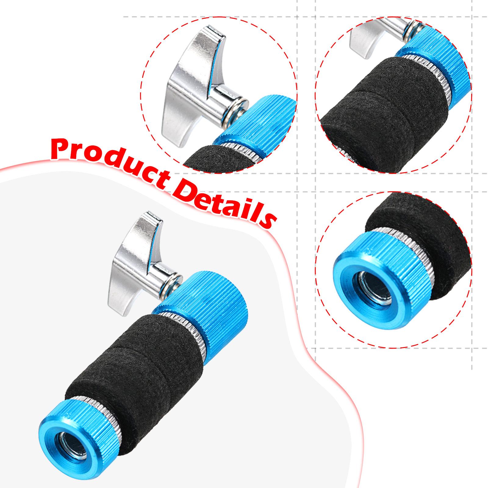 Hi Hat Clutch Portable Replacement Sturdy Jazz Drum Clutch for Cymbal Player Blue