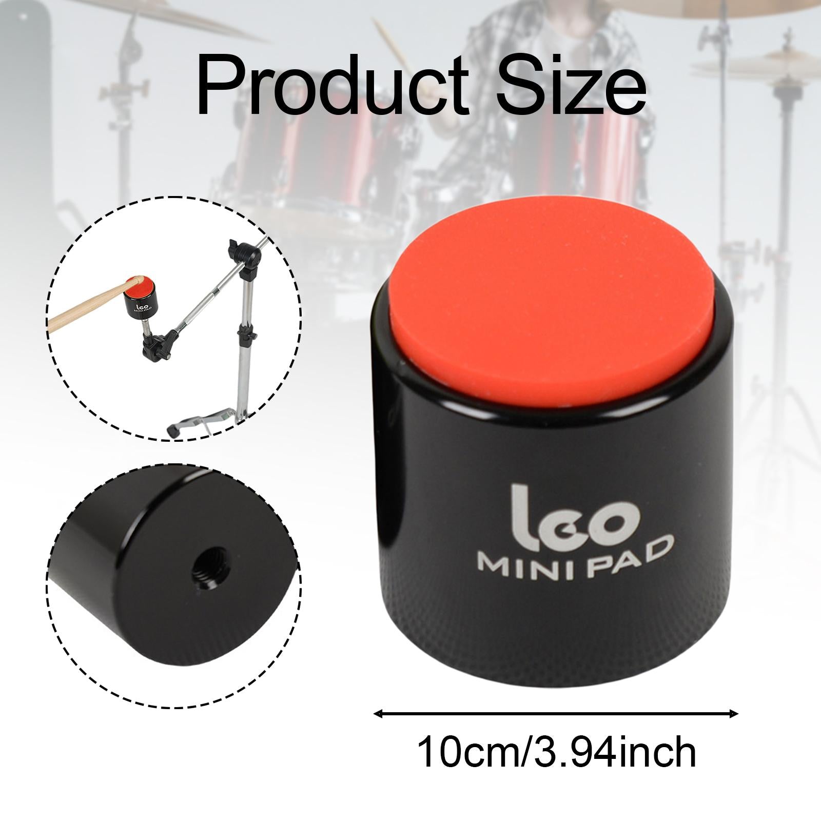 Mini Dumb Practice Drum Training Mute Drum Pad for Gift Studio Professionals