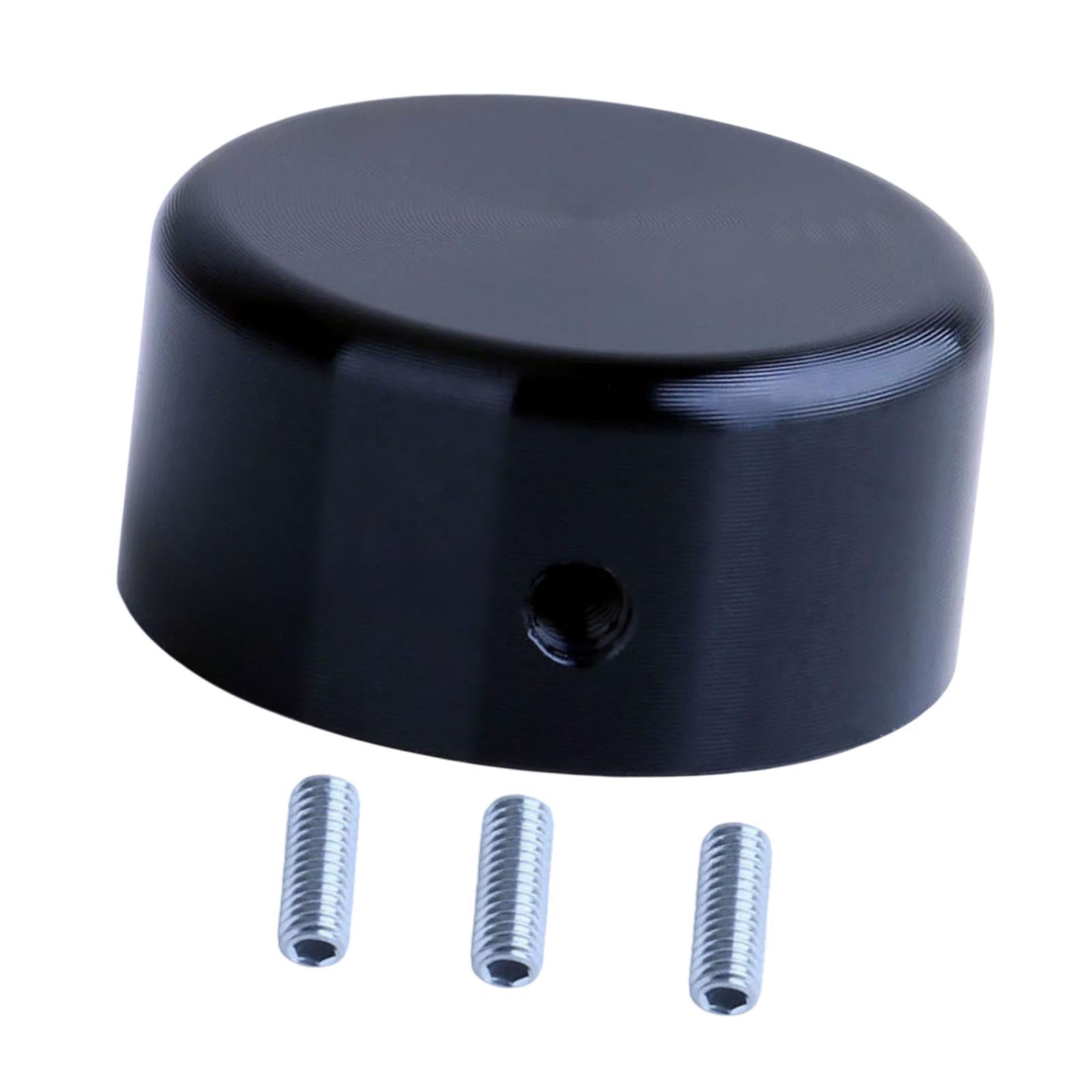 Guitar Effects Pin Cap Easy to Install Pedal Box Foot Knob for Effect Pedals Black