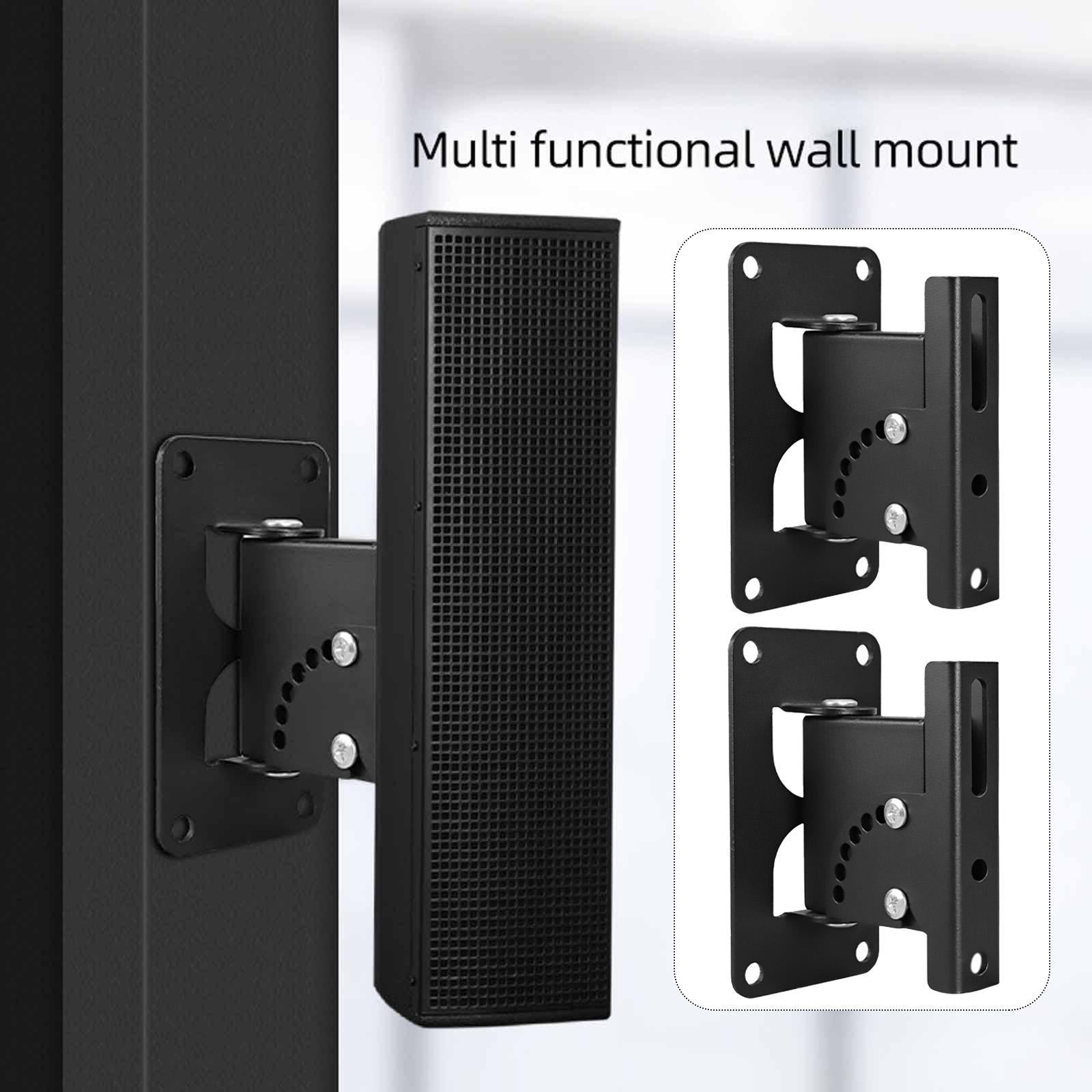 2x Speaker Wall Mount Audio Shelf Speaker Wall Support for KTV Concert Stage