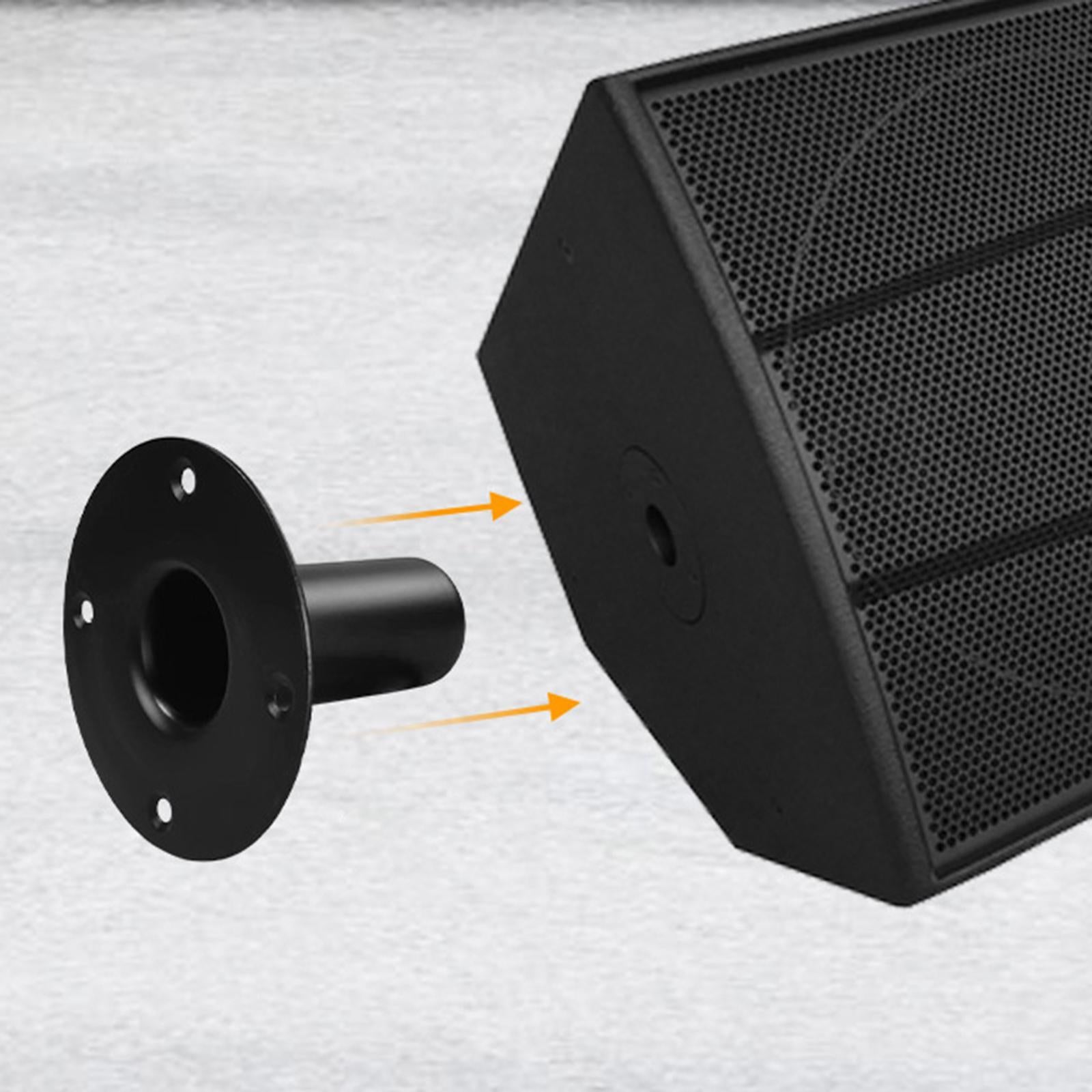 2 Pieces Speaker Bottom Base Speaker Stand Mount Plate for Study Room Indoor
