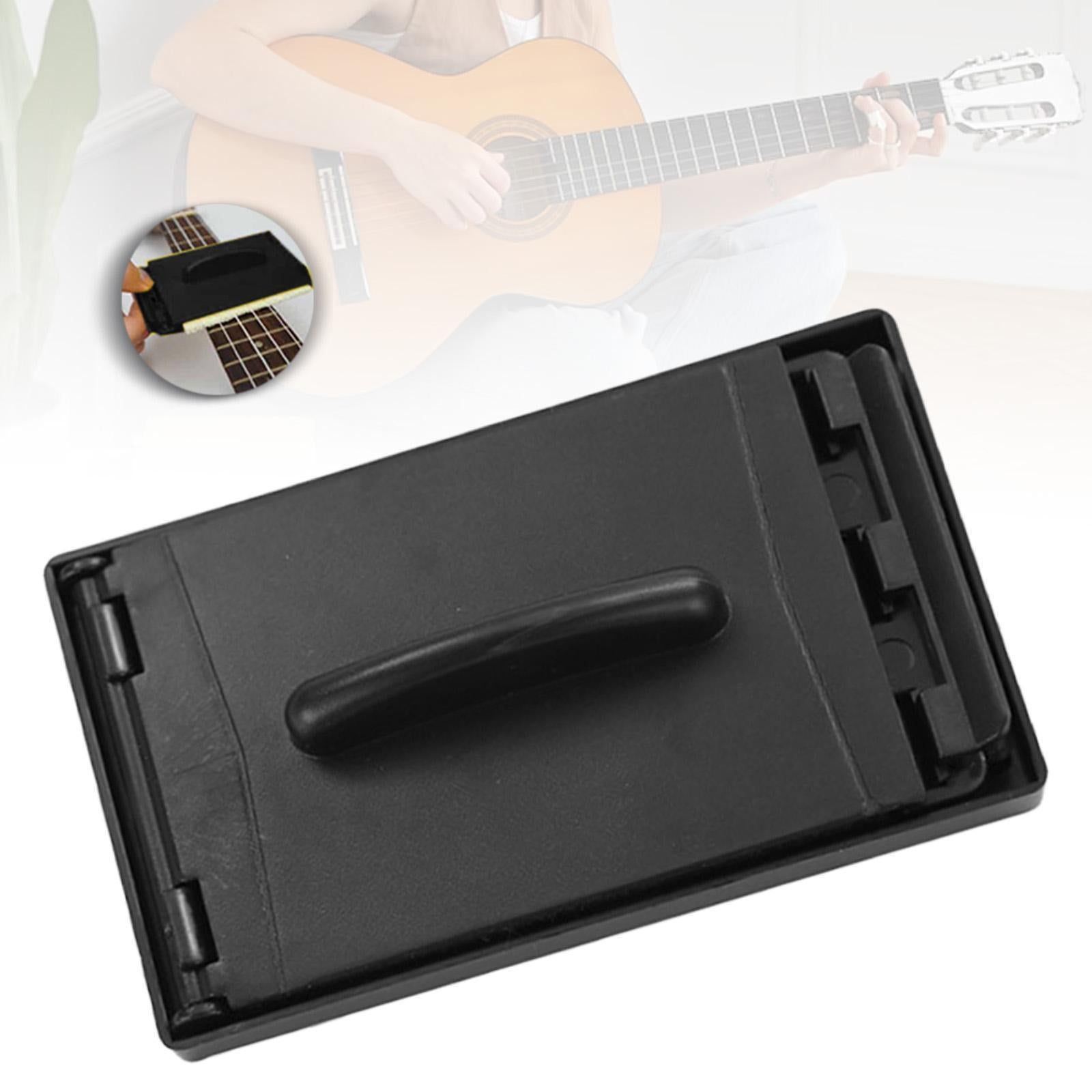 Guitar String Cleaner Tool Utility Fretboard Cleaner for Bass Violin Ukulele Black