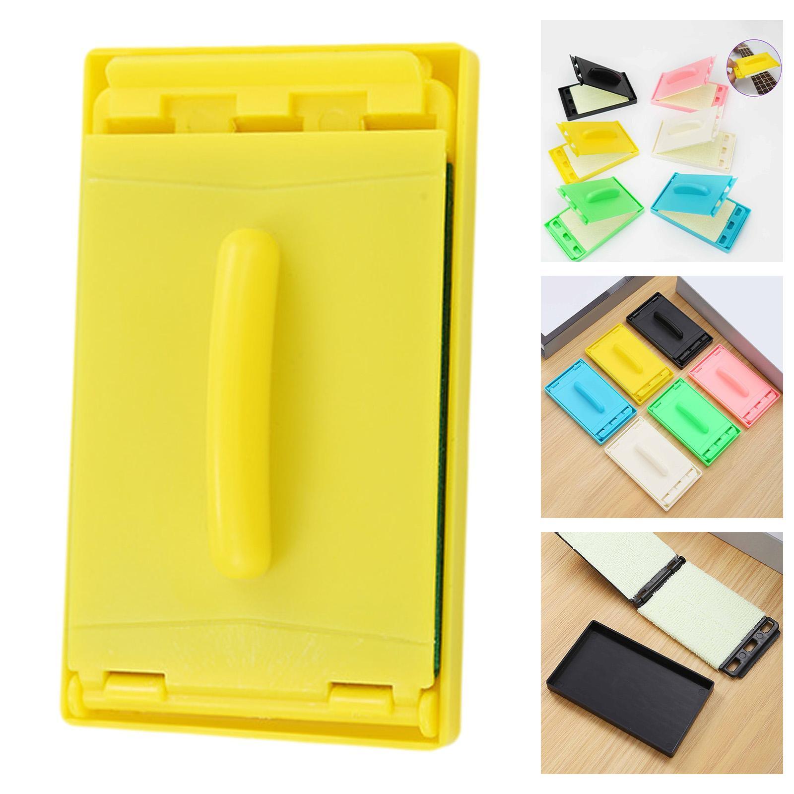 Guitar String Cleaner Tool Utility Fretboard Cleaner for Bass Violin Ukulele Yellow