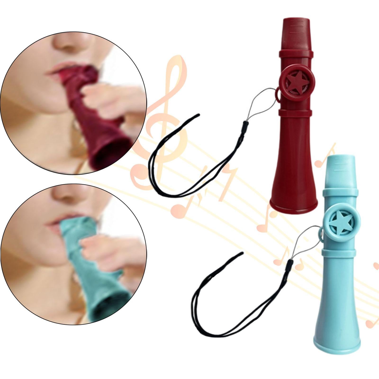 Kazoo Flute Easy to Easy to Play Party Favors Color Kazoo Kids Ukulele Red