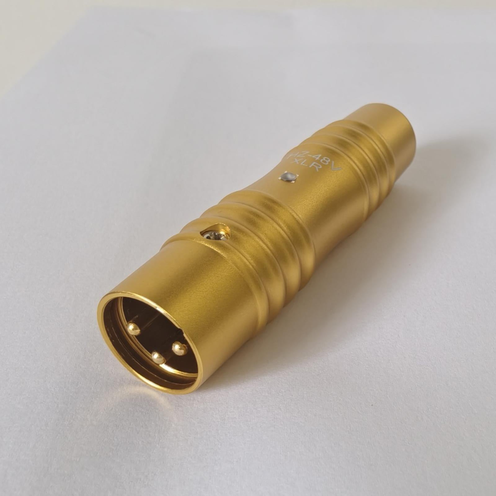 XLR to 3.5mm Condenser Microphone Amplifier Lightweight for Live Performance