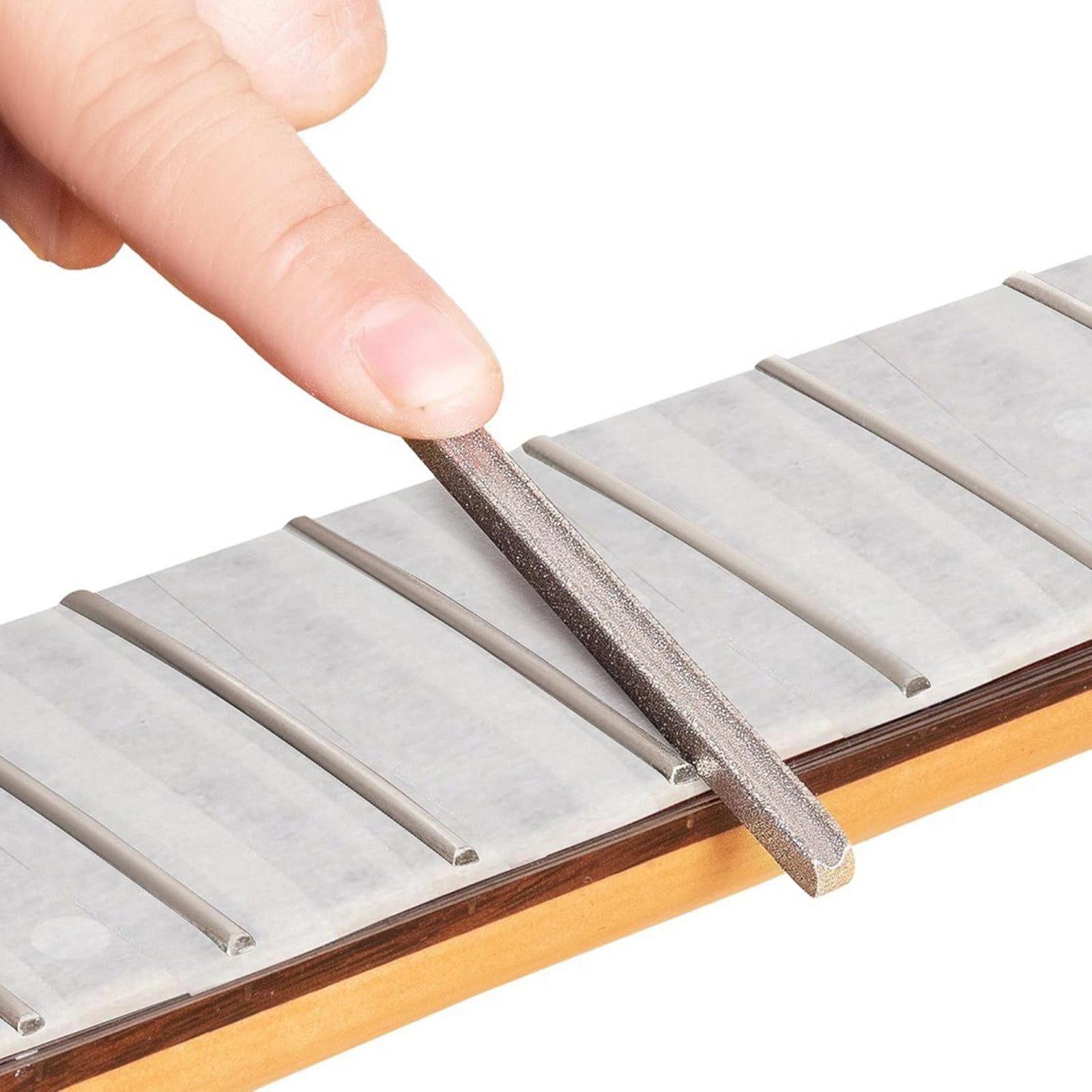 Guitar Fret Crowning Dressing File Guitar Fret End Dressing File for Guitars