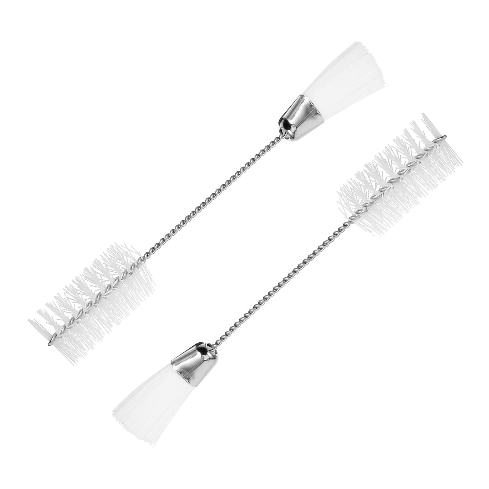 2x Sewing Machine Cleaning Brushes 2 Ends for Flute Hard Reach Place Trumpet