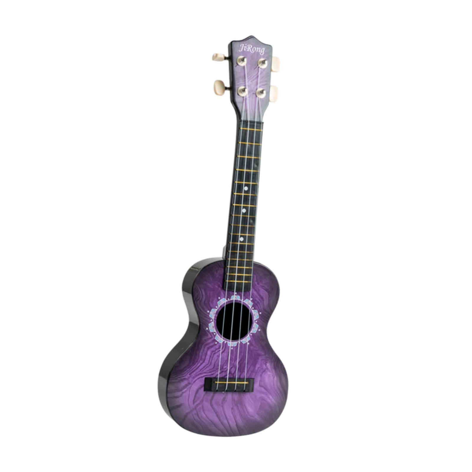 Ukulele Toy Four String Guitar Portable Small Guitar for Aged 3+ Girls Child Purple