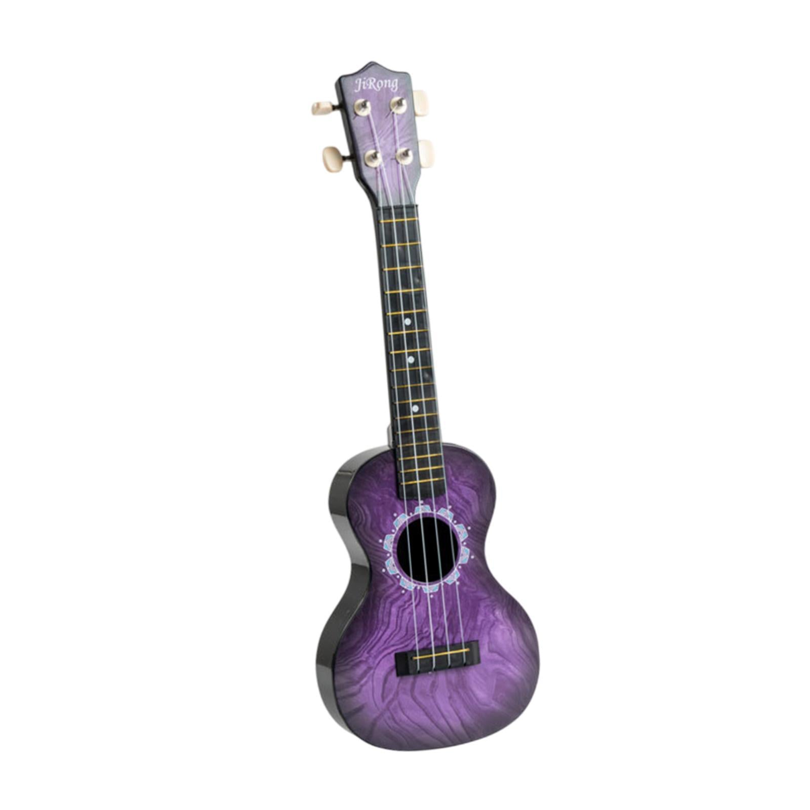 Ukulele Toy Four String Guitar Portable Small Guitar for Aged 3+ Girls Child Purple