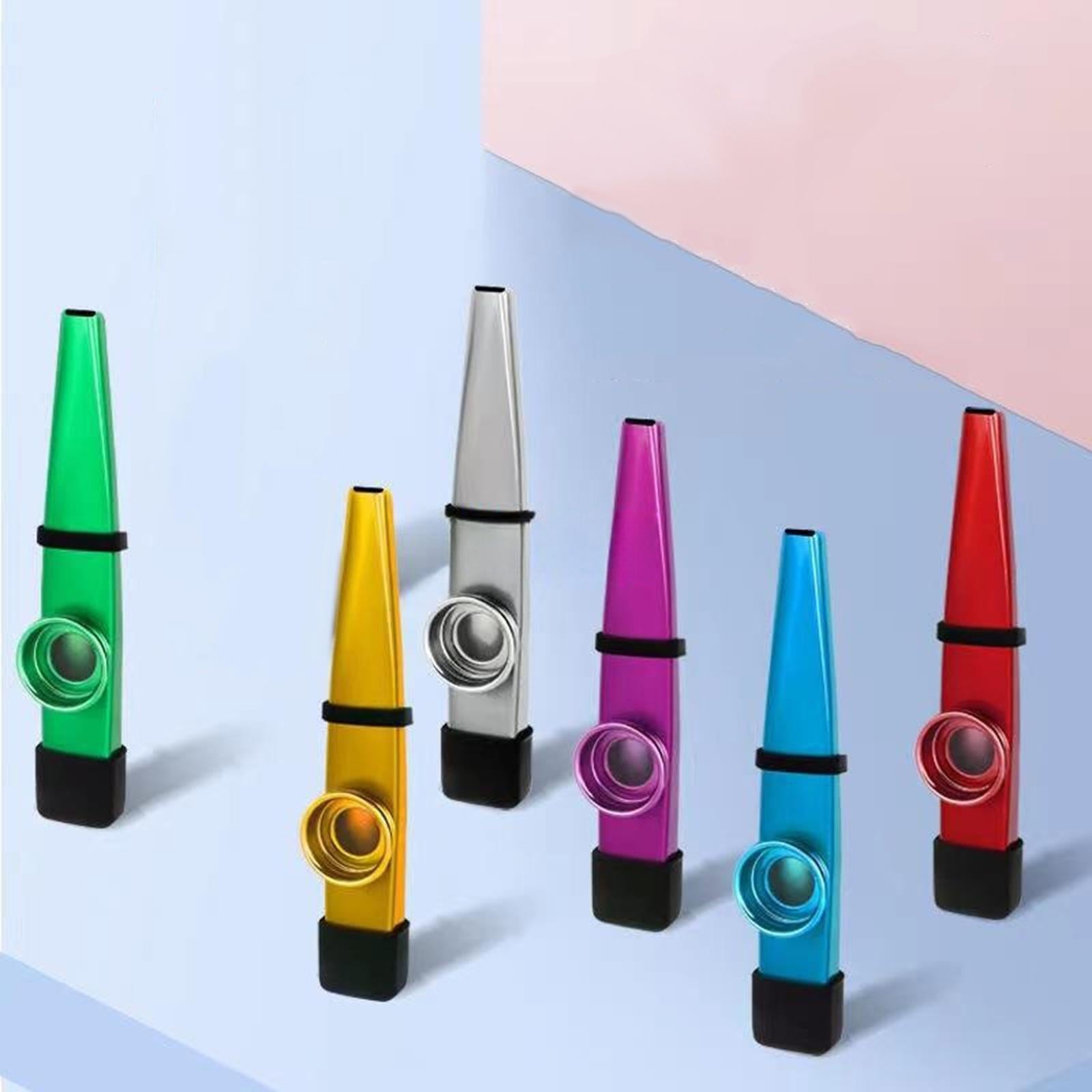 Kazoo Good Companion Party Favors Mouth Flute for Kids Music Lovers Beginner Silver