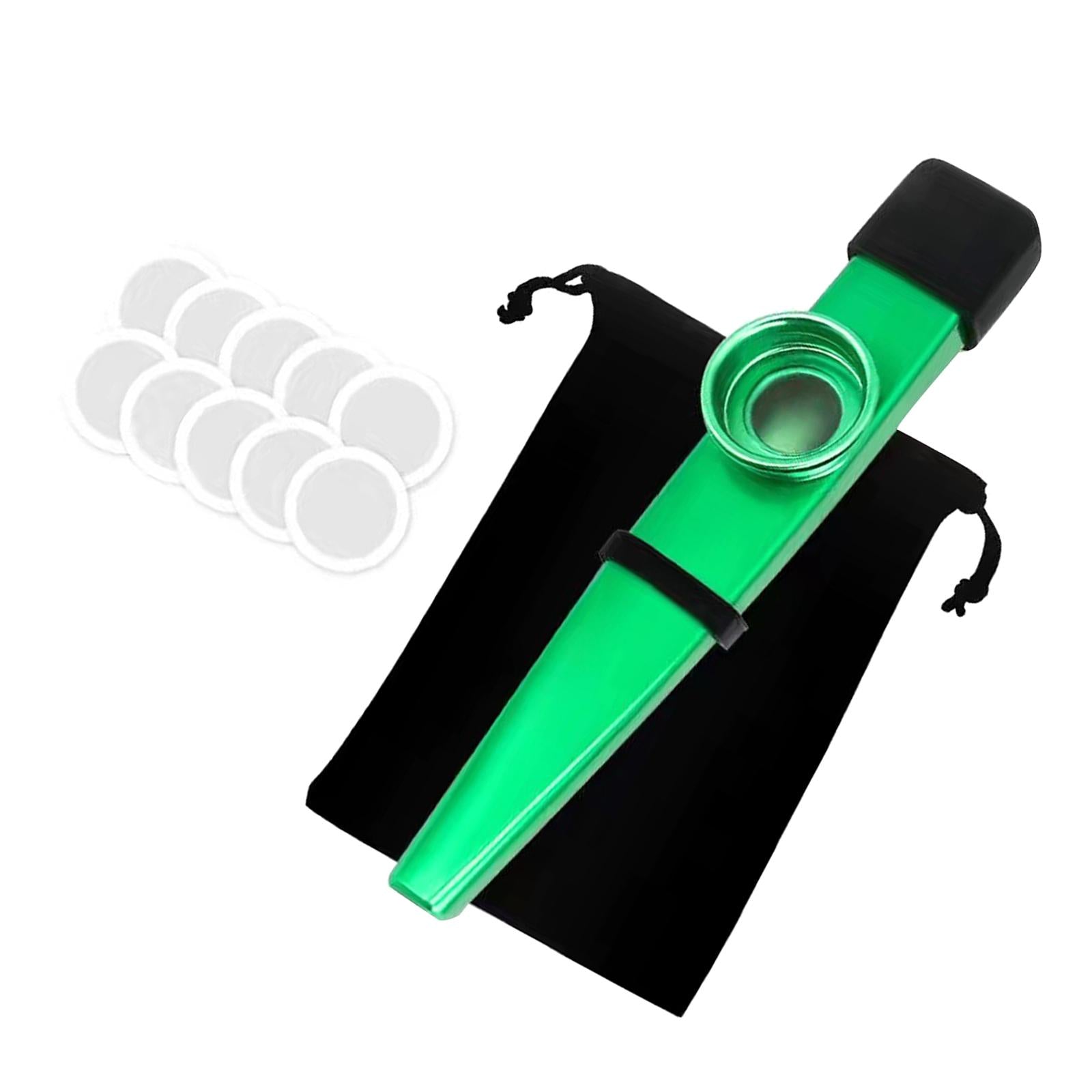 Kazoo Good Companion Party Favors Mouth Flute for Kids Music Lovers Beginner Green