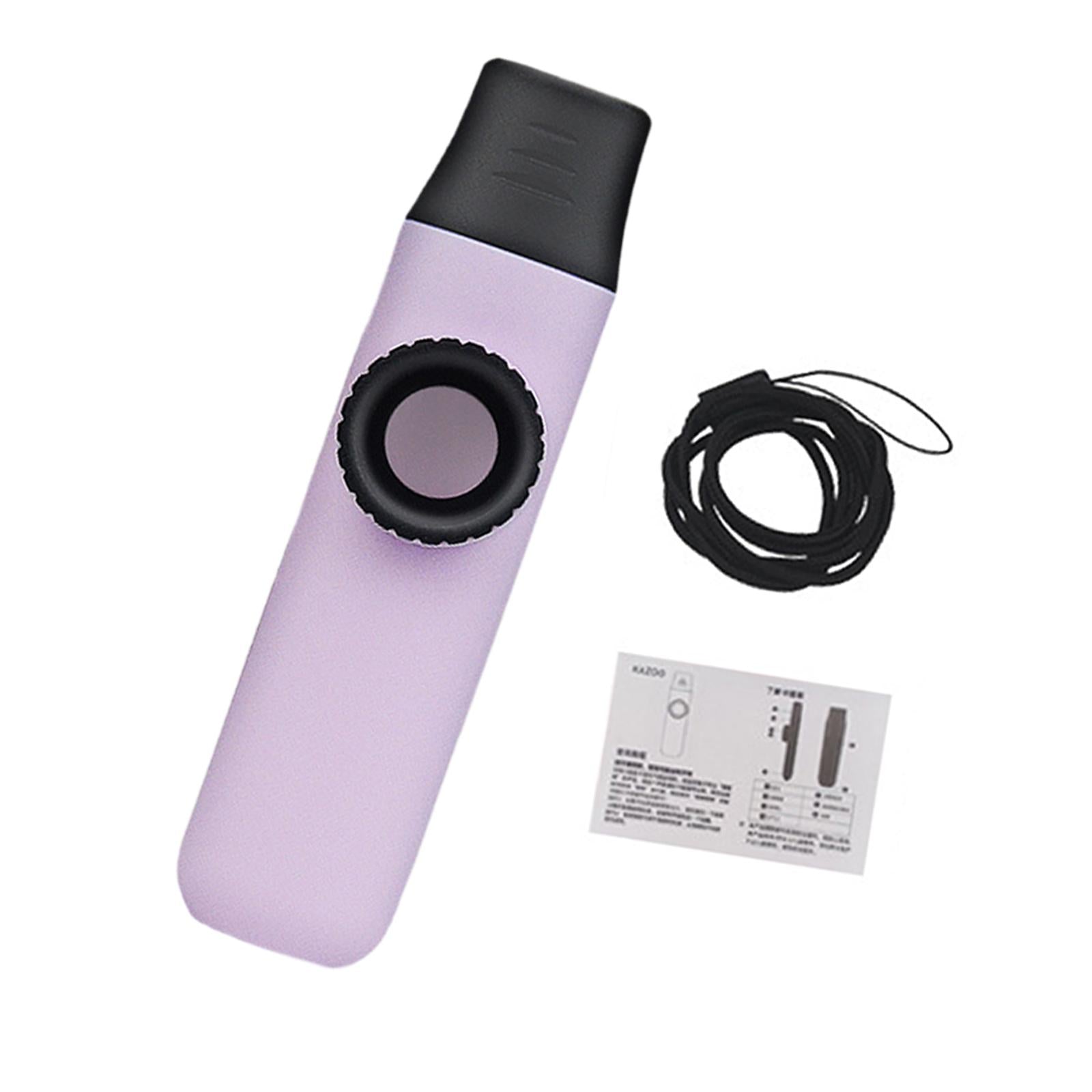 Kazoo Flute Easy to Play Musical Instrument for Music Lovers Beginner Adults purple