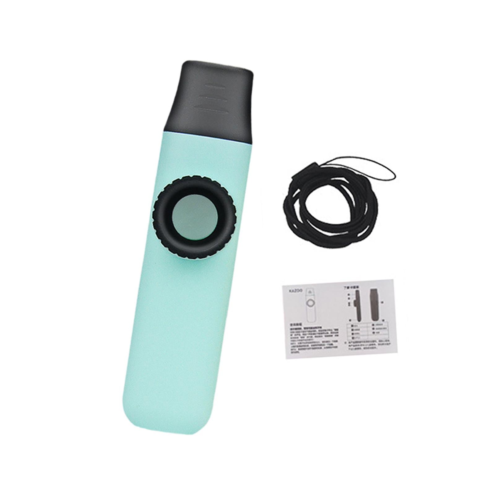 Kazoo Flute Easy to Play Musical Instrument for Music Lovers Beginner Adults blue