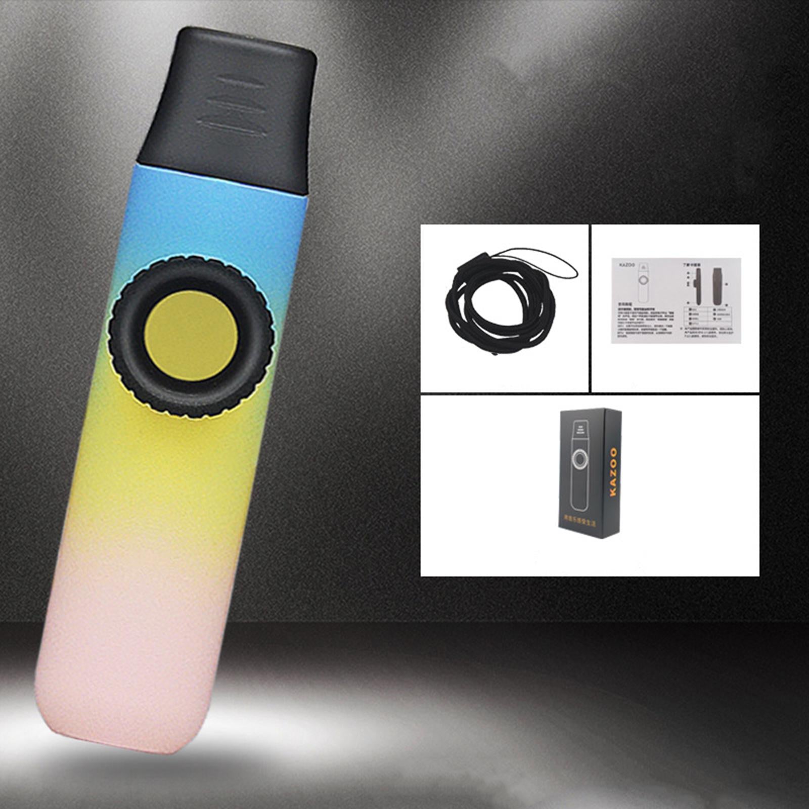 Kazoo Flute Portable Musical Accompaniment for Lovers All Ages Birthday Gift Three color gradient