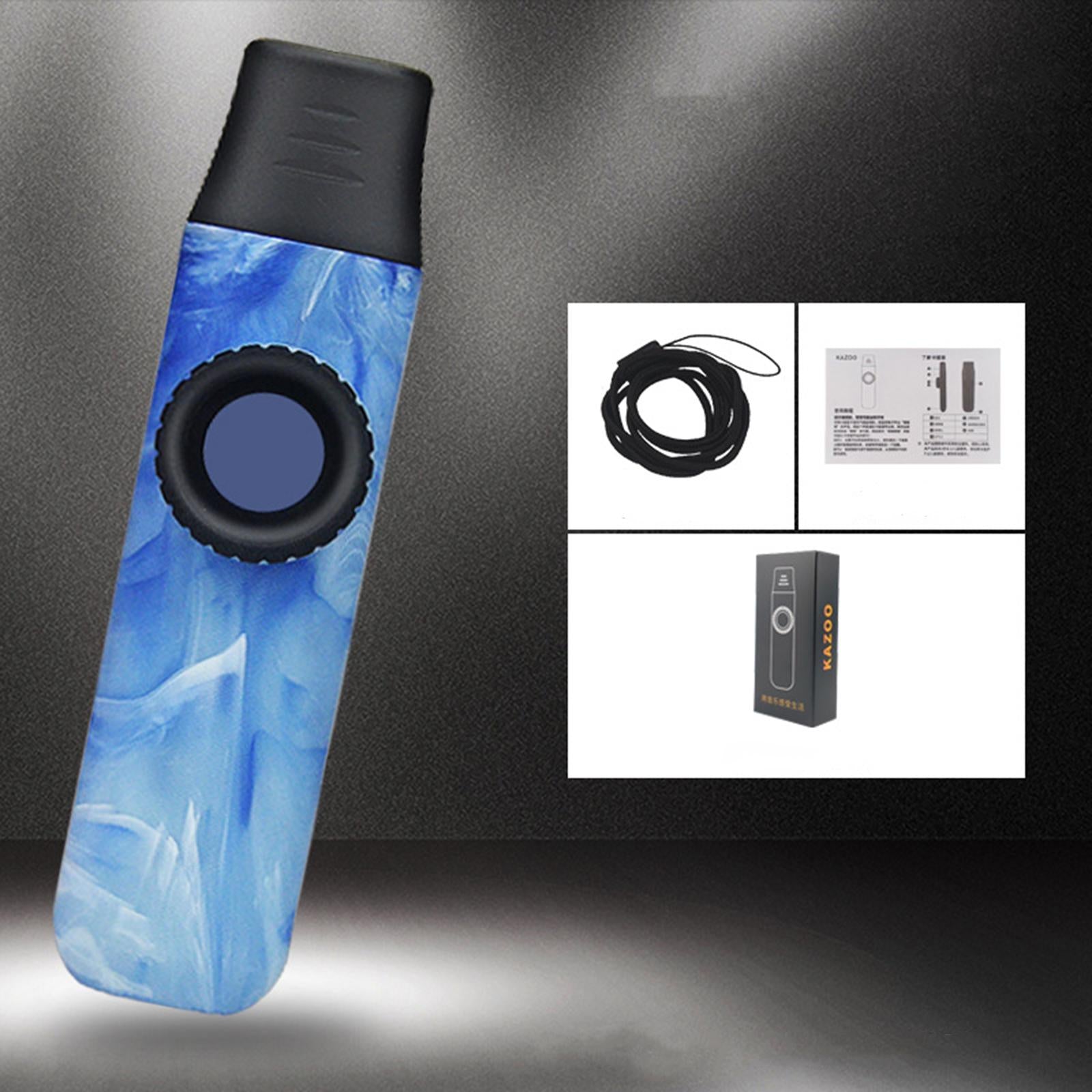 Kazoo Flute Portable Musical Accompaniment for Lovers All Ages Birthday Gift light blue