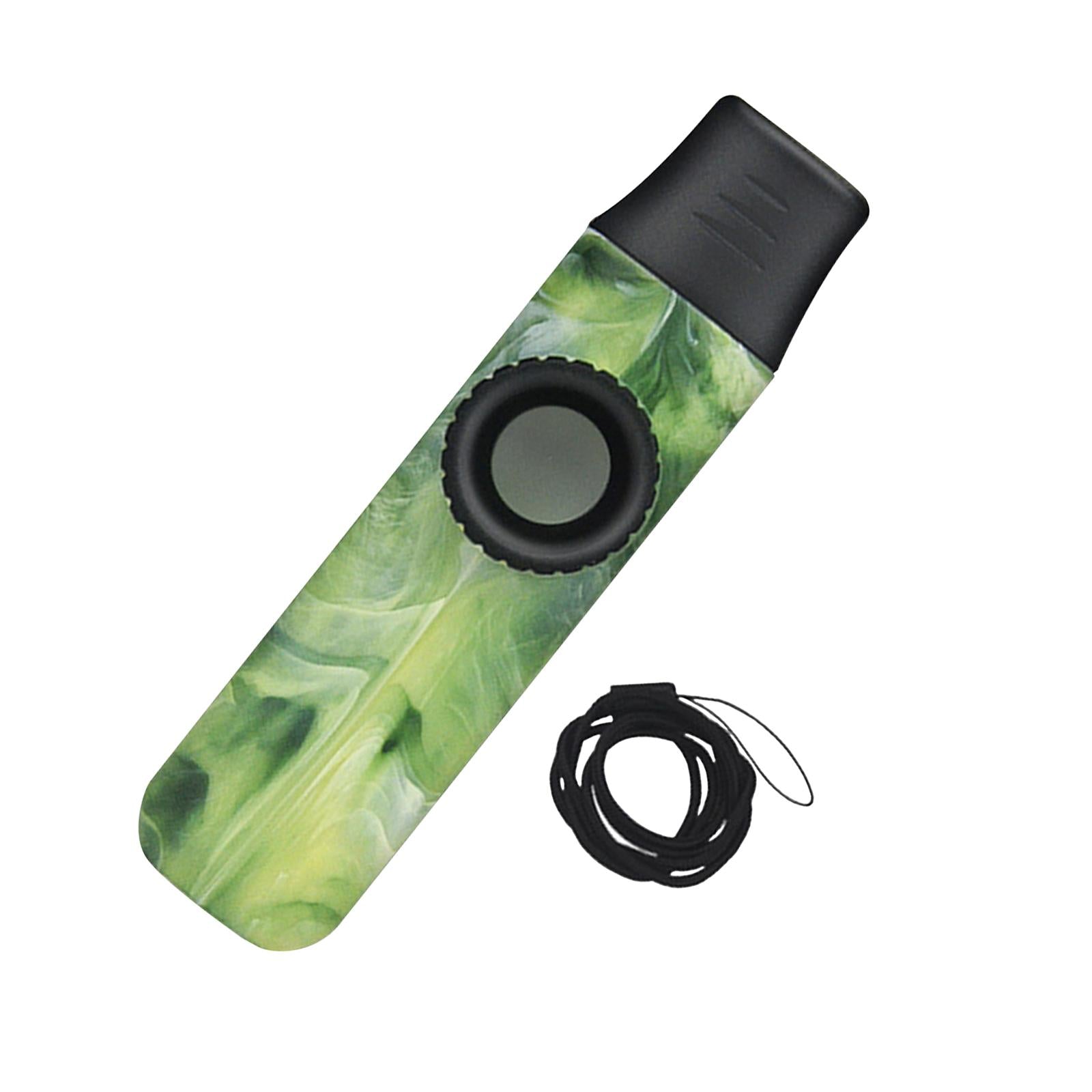 Kazoo Flute Portable Musical Accompaniment for Lovers All Ages Birthday Gift green