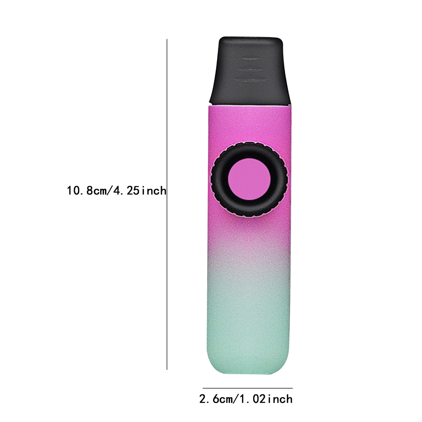 Kazoo Flute Portable Musical Accompaniment for Lovers All Ages Birthday Gift pink green