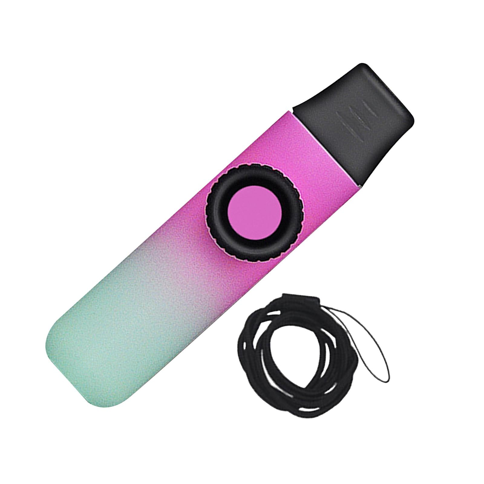 Kazoo Flute Portable Musical Accompaniment for Lovers All Ages Birthday Gift pink green