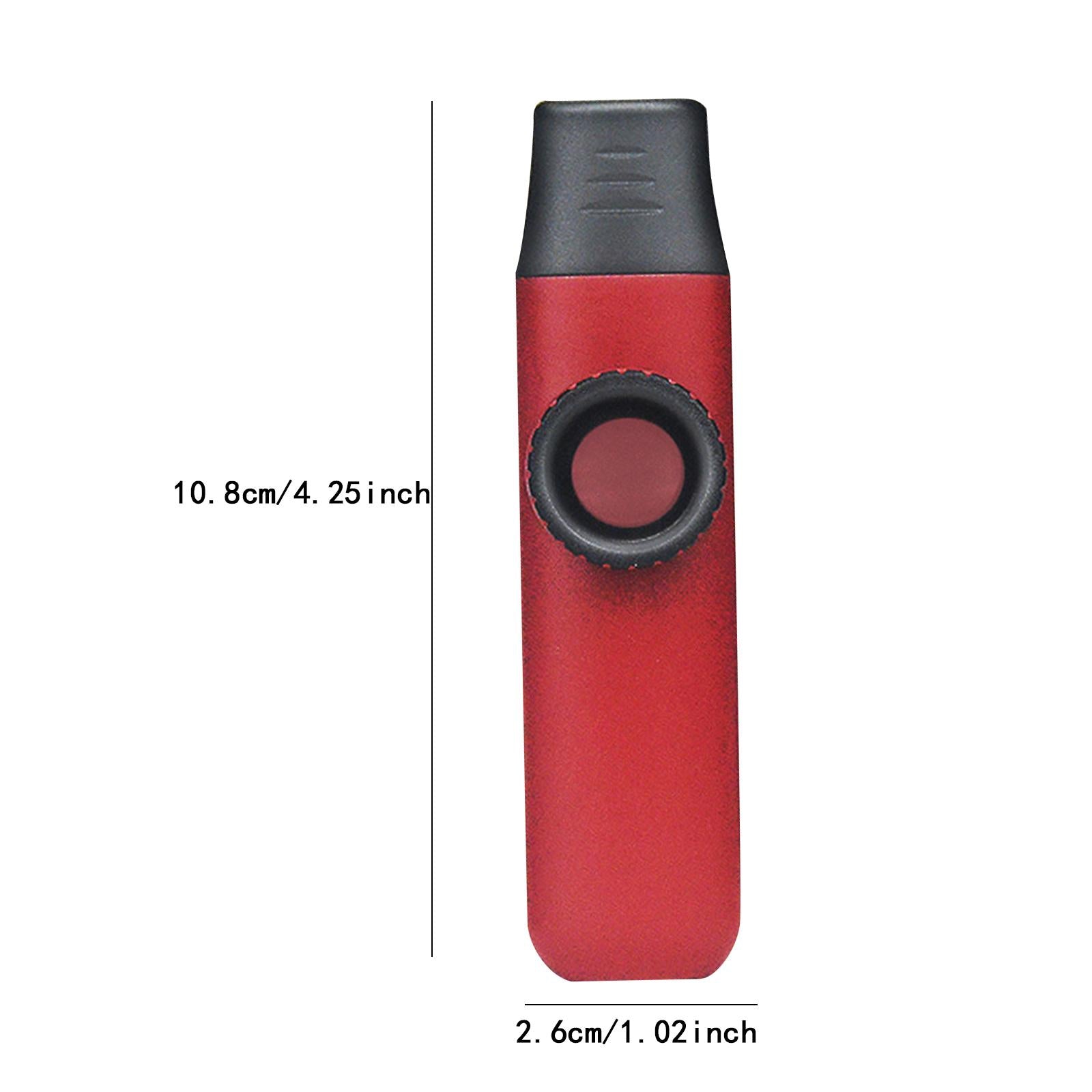 Kazoo Flute Portable Musical Accompaniment for Lovers All Ages Birthday Gift red