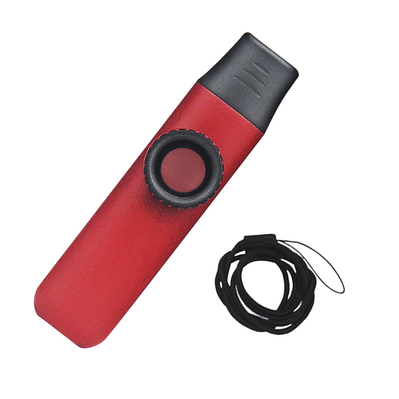 Kazoo Flute Portable Musical Accompaniment for Lovers All Ages Birthday Gift red