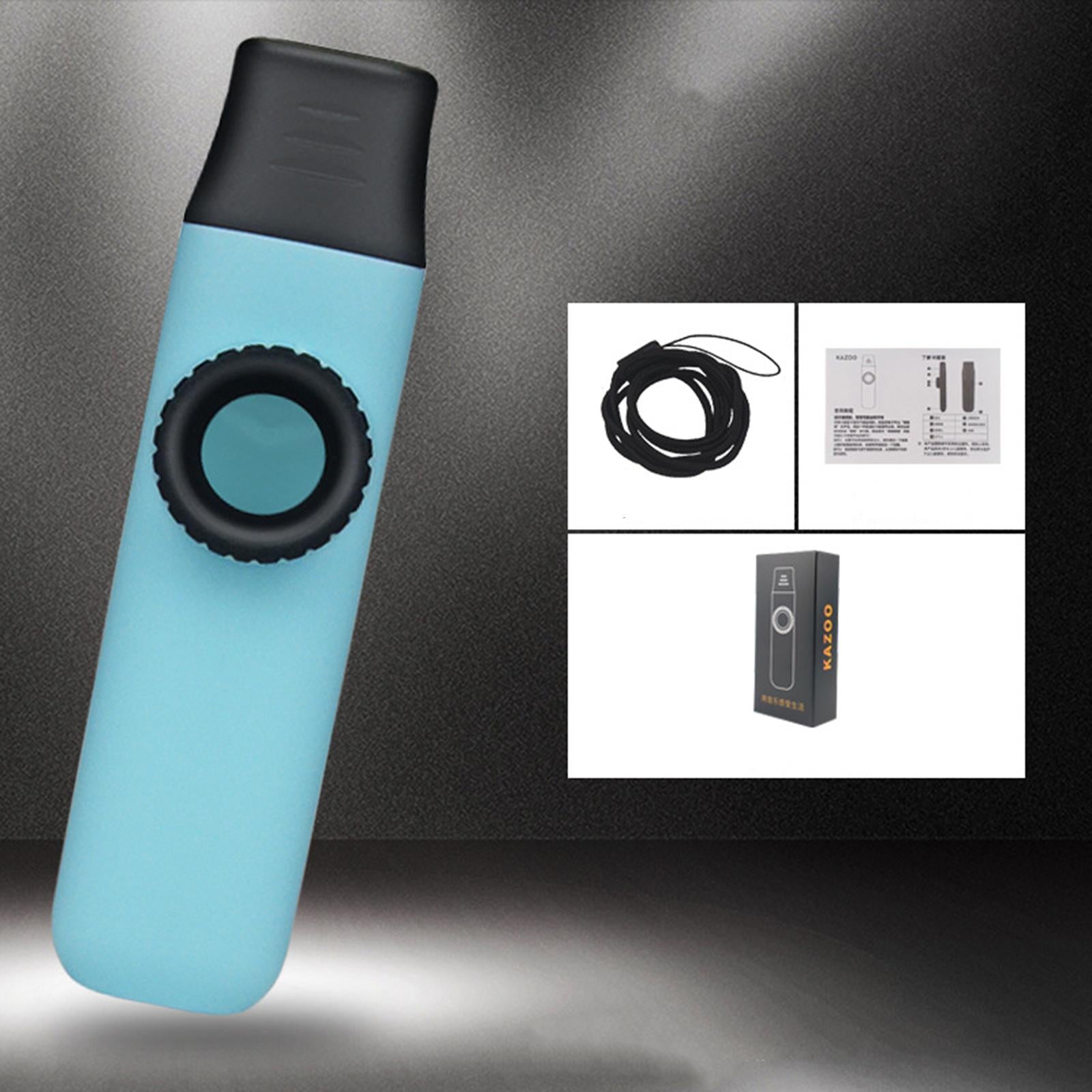 Kazoo Flute Portable Musical Accompaniment for Lovers All Ages Birthday Gift blue