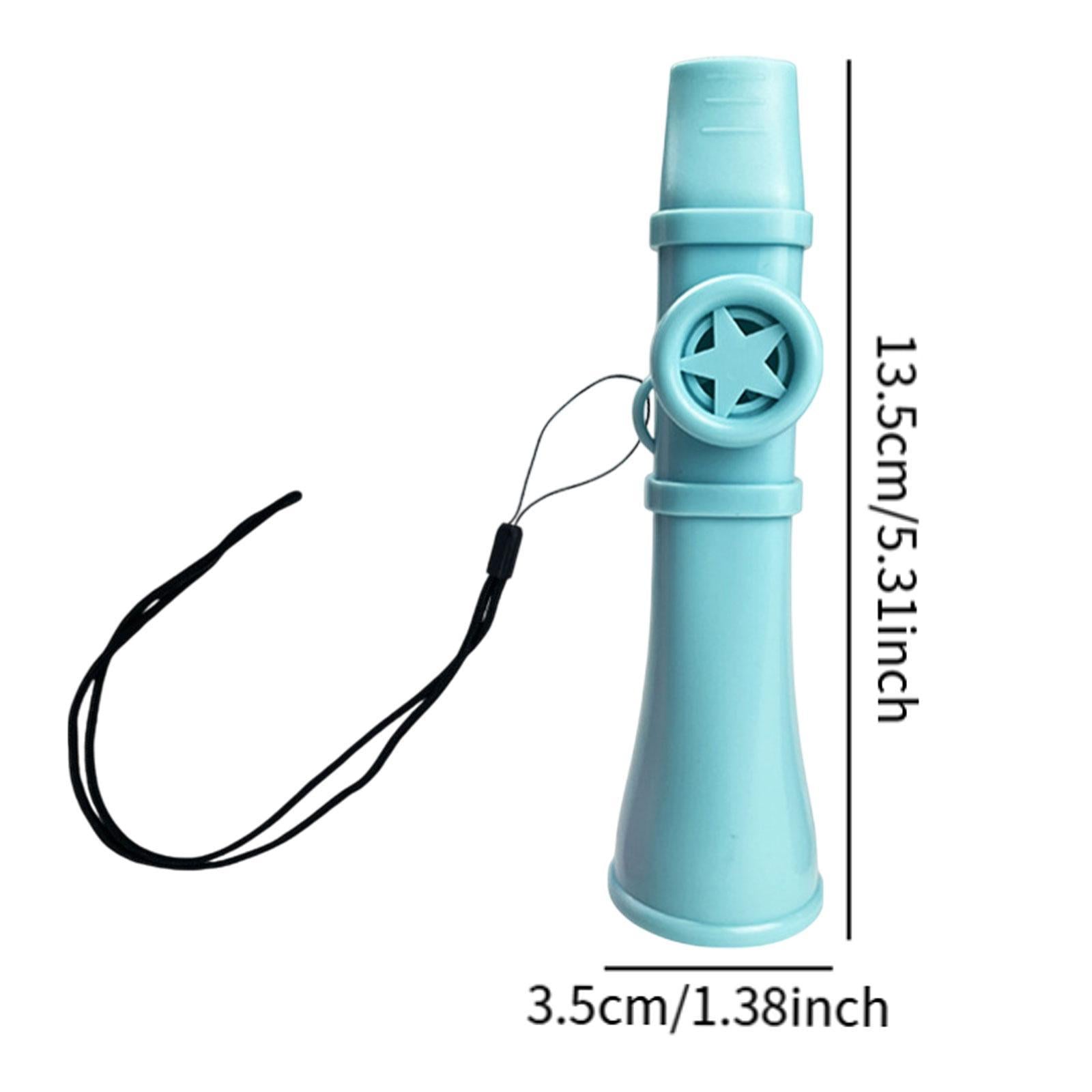 Kazoo Gift Good Companion Easy to Play Mouth Flute for Violin Piano Keyboard Blue