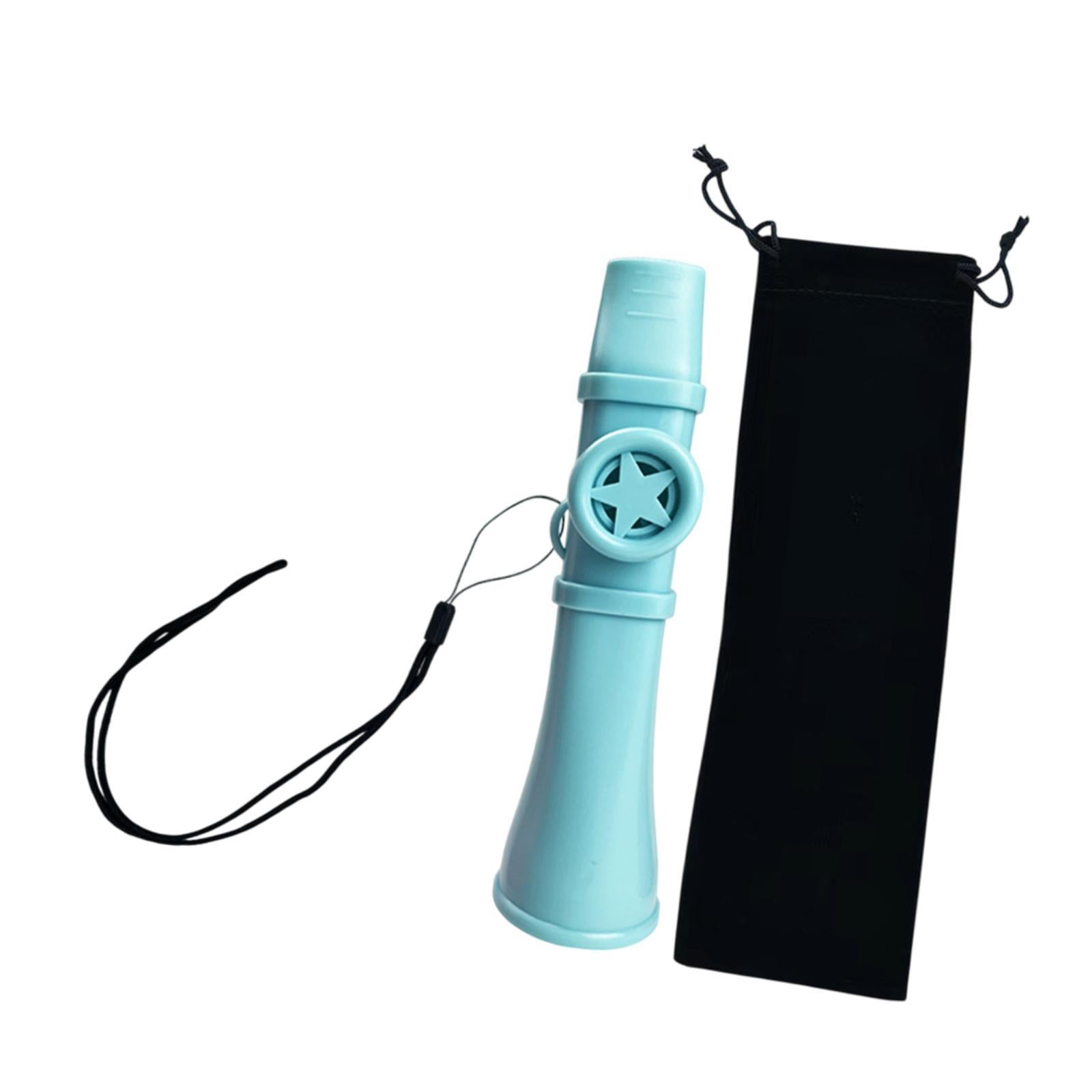 Kazoo Gift Good Companion Easy to Play Mouth Flute for Violin Piano Keyboard Blue