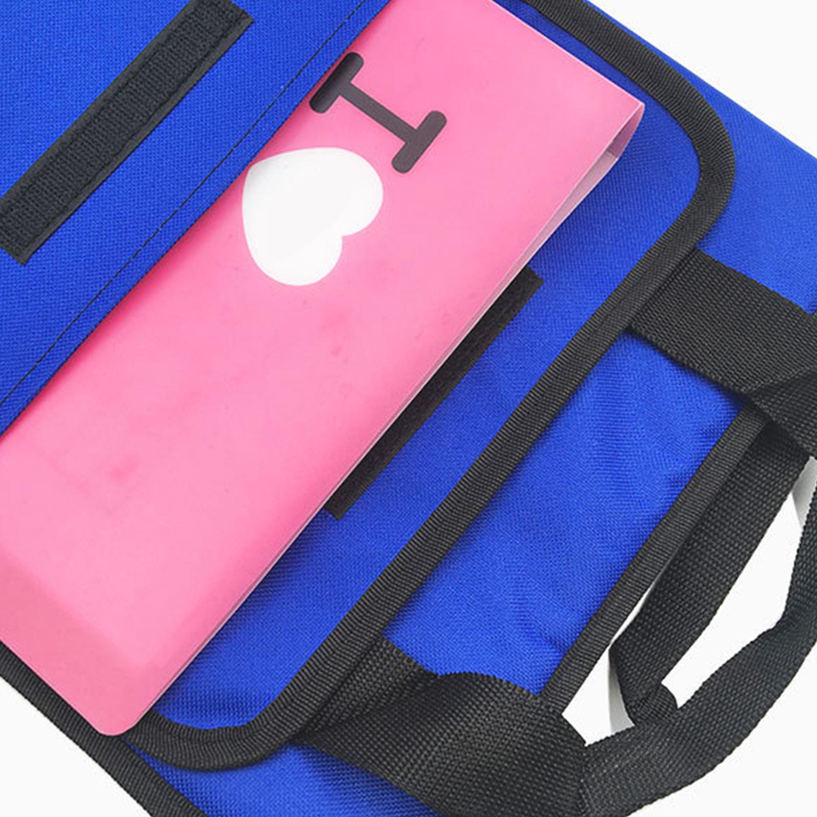 Drum Stick Bag Hold 12 Pair Professional with Handle Heavy Duty Storage Case Blue