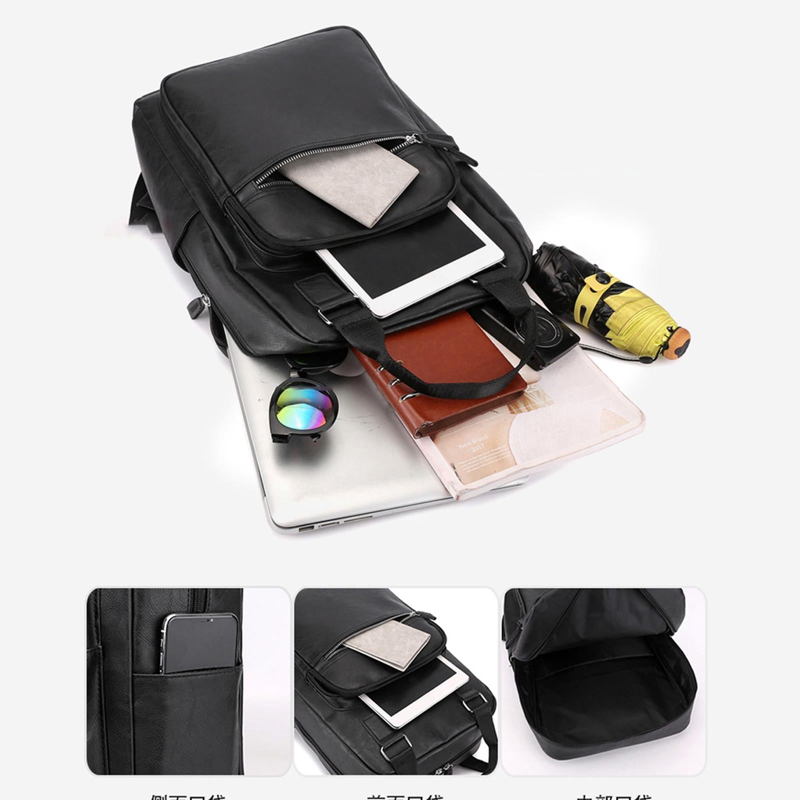 Drum Sticks Bag Large Capacity Handbag Men Fashion Backpack Drum Accessories black