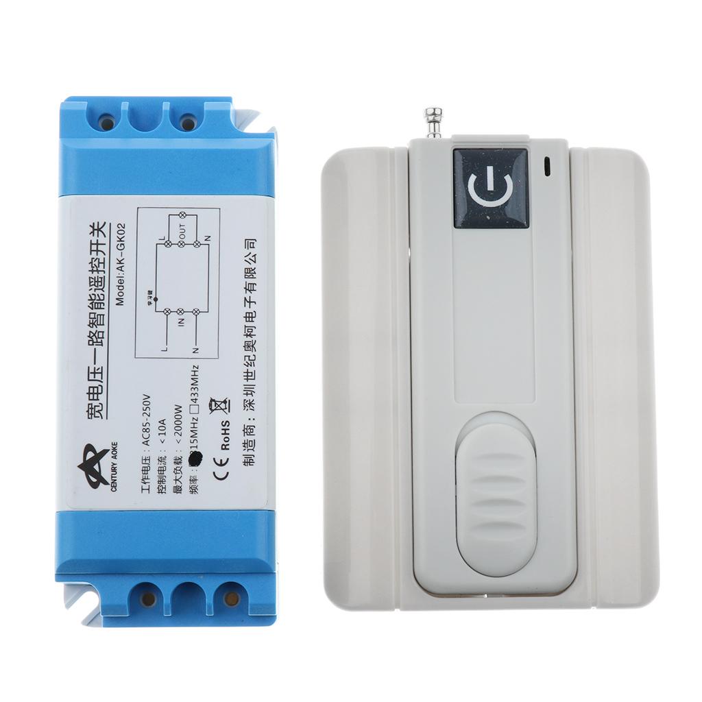 315mhz Self- locking and Interlocked RF Remote Controller Delay Switch