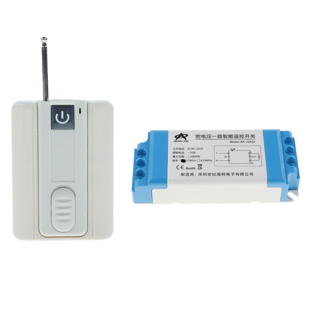 315mhz Self- locking and Interlocked RF Remote Controller Delay Switch