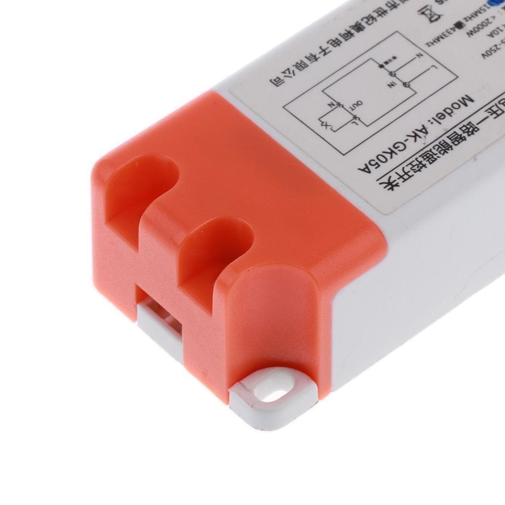 Wireless Remote Control Switch Replacement Garage Self-lock Relay 315 MHz