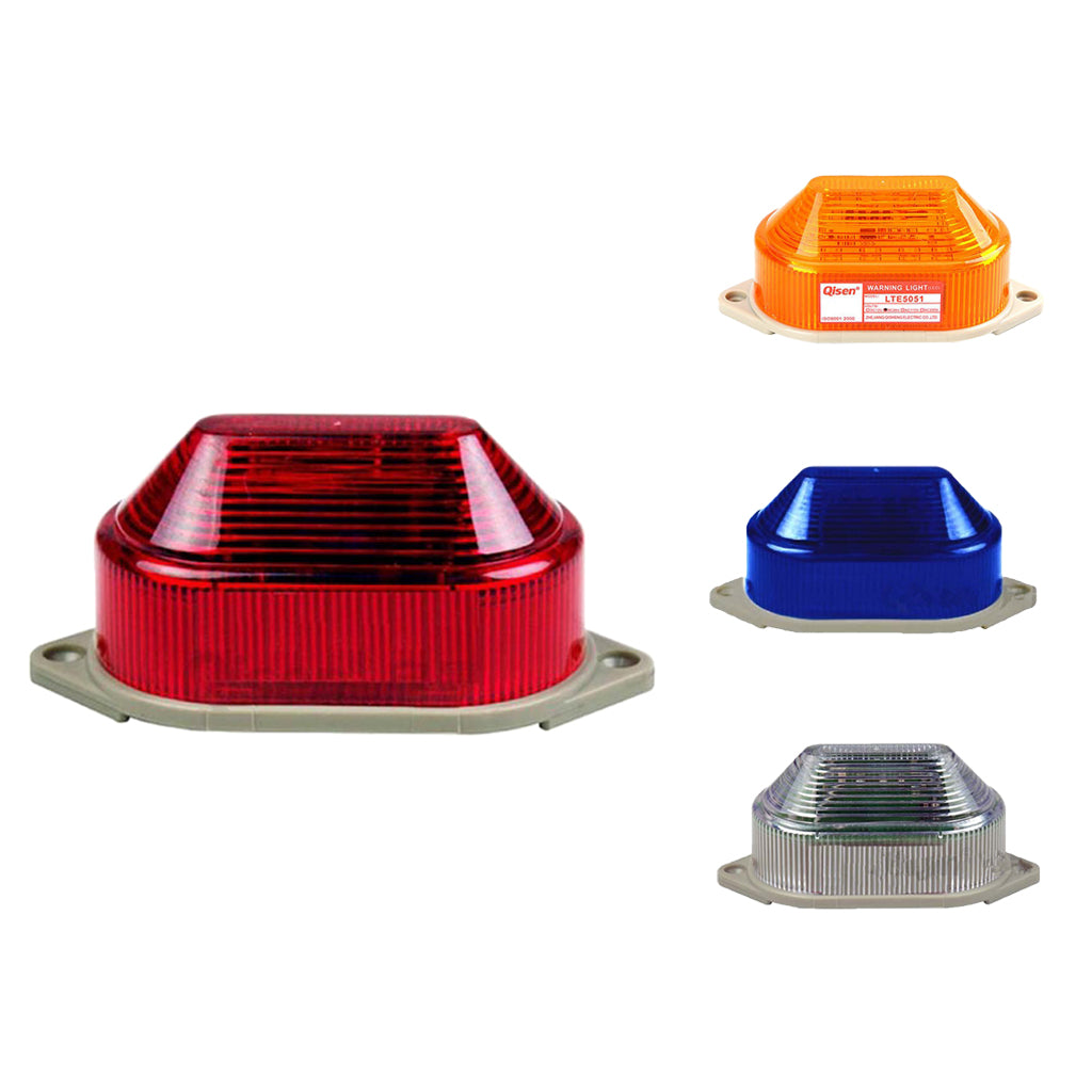 Flashing LED Hazard Beacon Strobe Light Emergency Vehical Warning Light -Red
