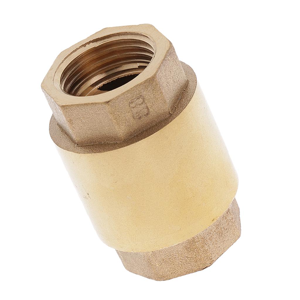 1/2 Inch One Way Non-return Check Valves Gas Air Pump Accessories Brass 30x30x43mm