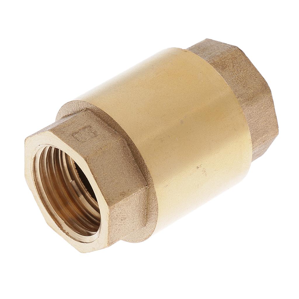 1/2 Inch One Way Non-return Check Valves Gas Air Pump Accessories Brass 30x30x43mm