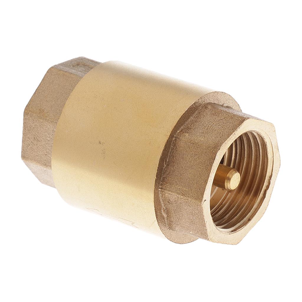 1/2 Inch One Way Non-return Check Valves Gas Air Pump Accessories Brass 30x30x43mm