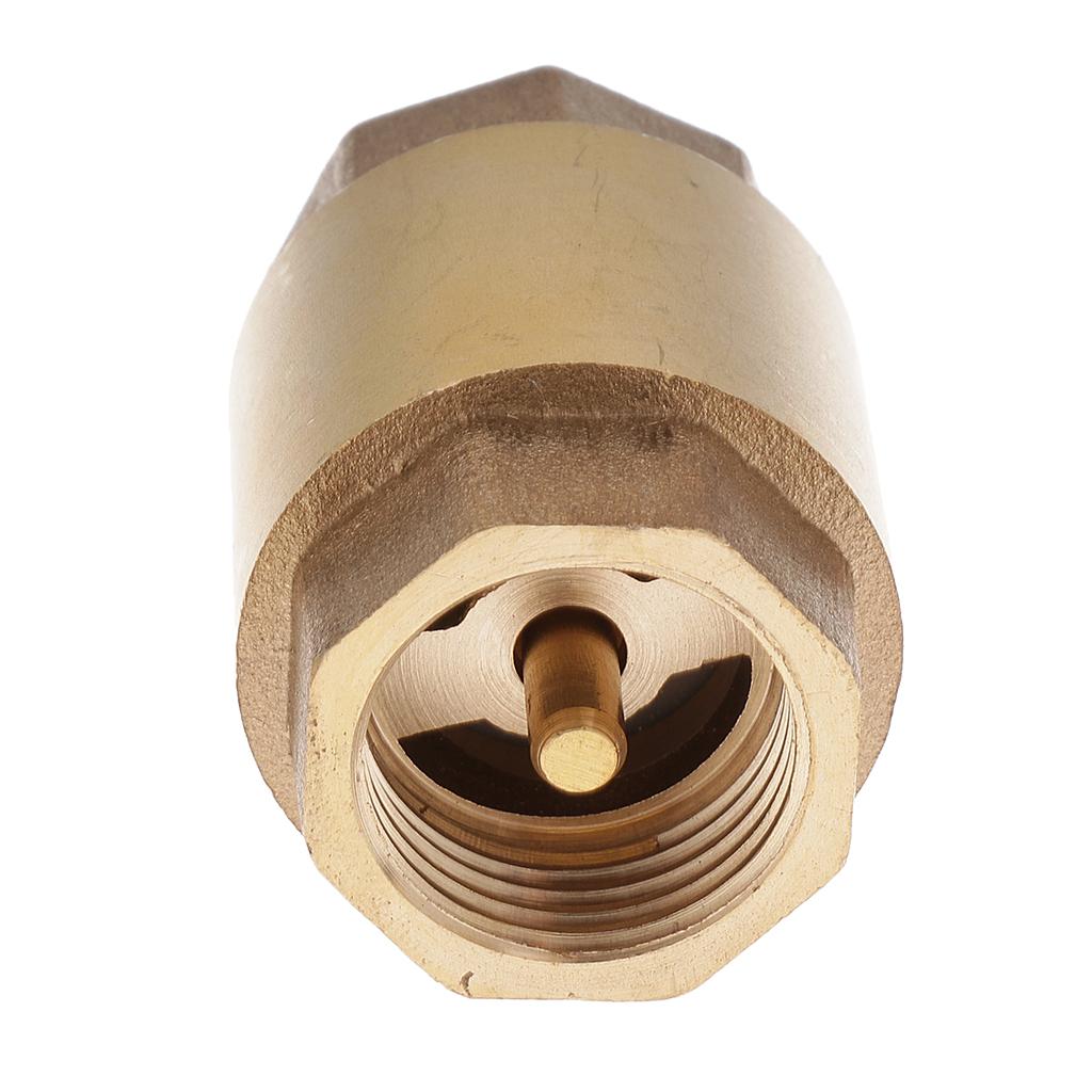 1/2 Inch One Way Non-return Check Valves Gas Air Pump Accessories Brass 30x30x43mm