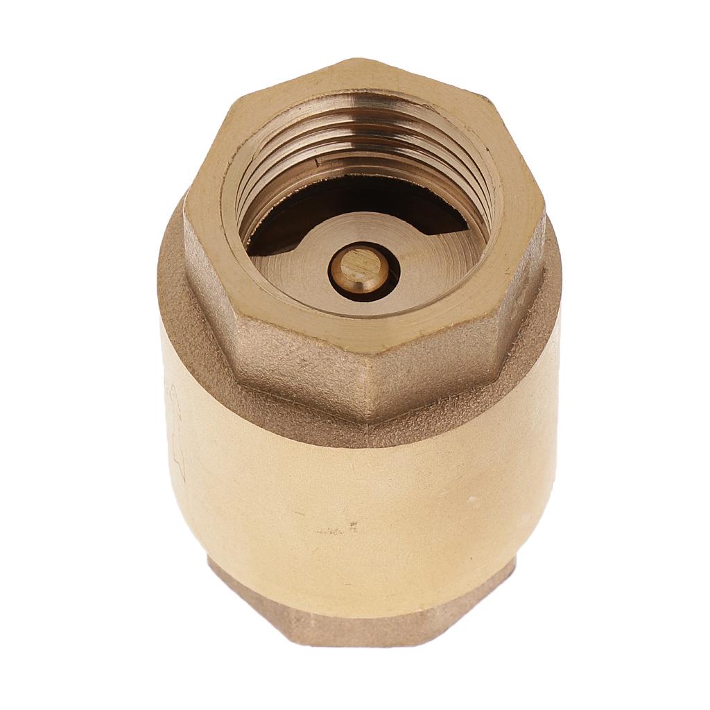 1/2 Inch One Way Non-return Check Valves Gas Air Pump Accessories Brass 30x30x43mm