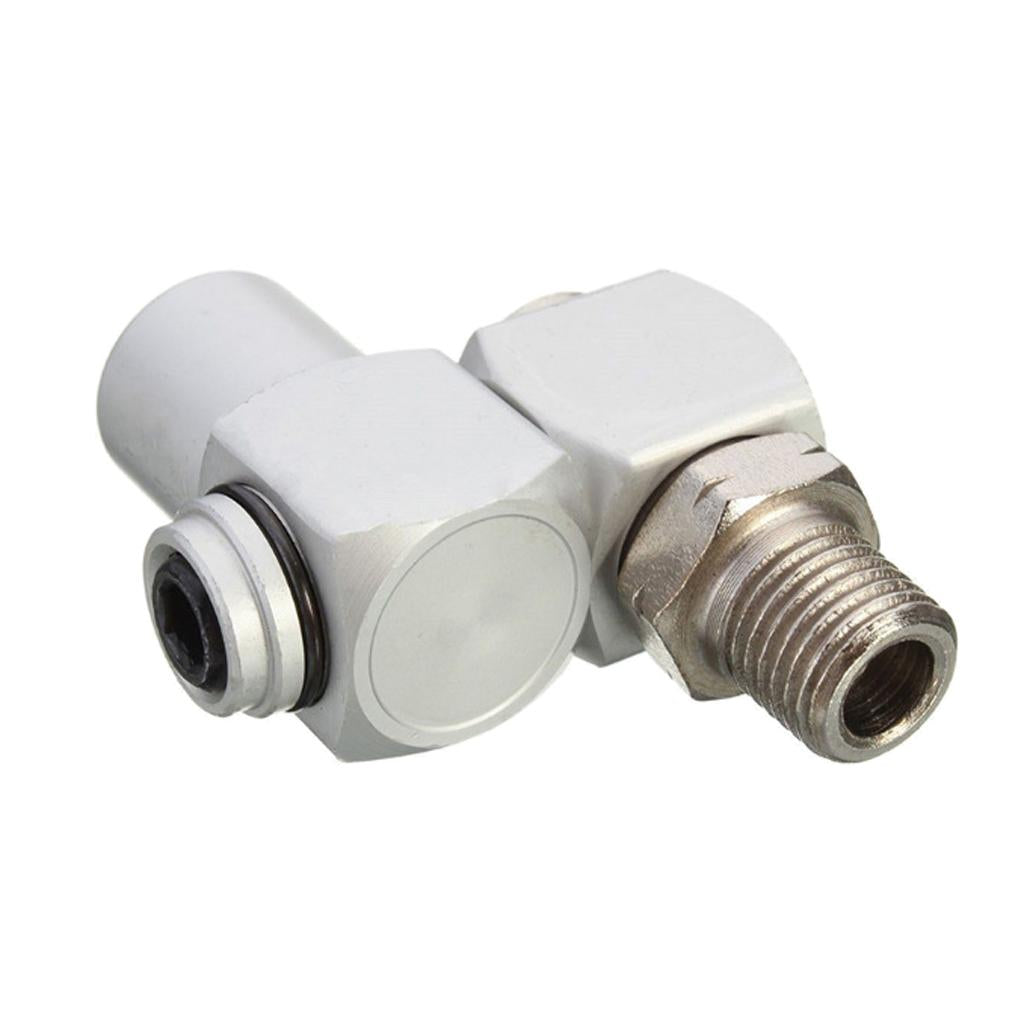 Universal 360 Swivel 1/4-Inch BSP Air Line Connector Male Tool Fittings Valve