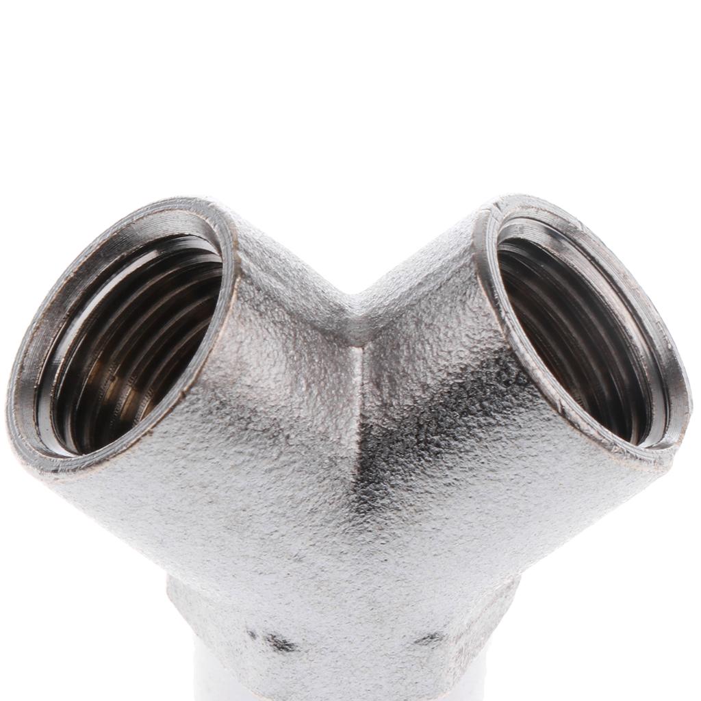 1/4" BSP Y Splitter Connector Female 3 Way Fitting Ports