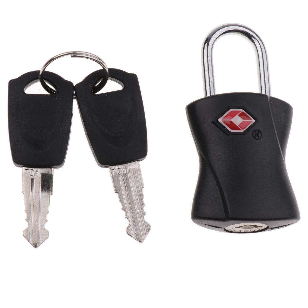 TSA Lock Travel Luggage Padlock Secure Key Travel Locks with Zinc Alloy Body