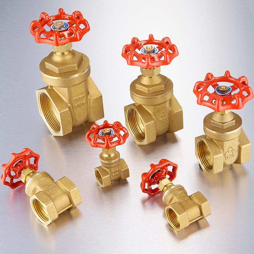 Solid DN15 Brass Gate Valve Water Air Pipe Hose Valve Pipe Fitting Mpa: 1.6Mpa