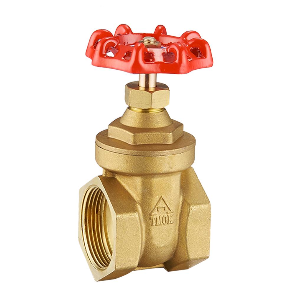 Solid DN15 Brass Gate Valve Water Air Pipe Hose Valve Pipe Fitting Mpa: 1.6Mpa