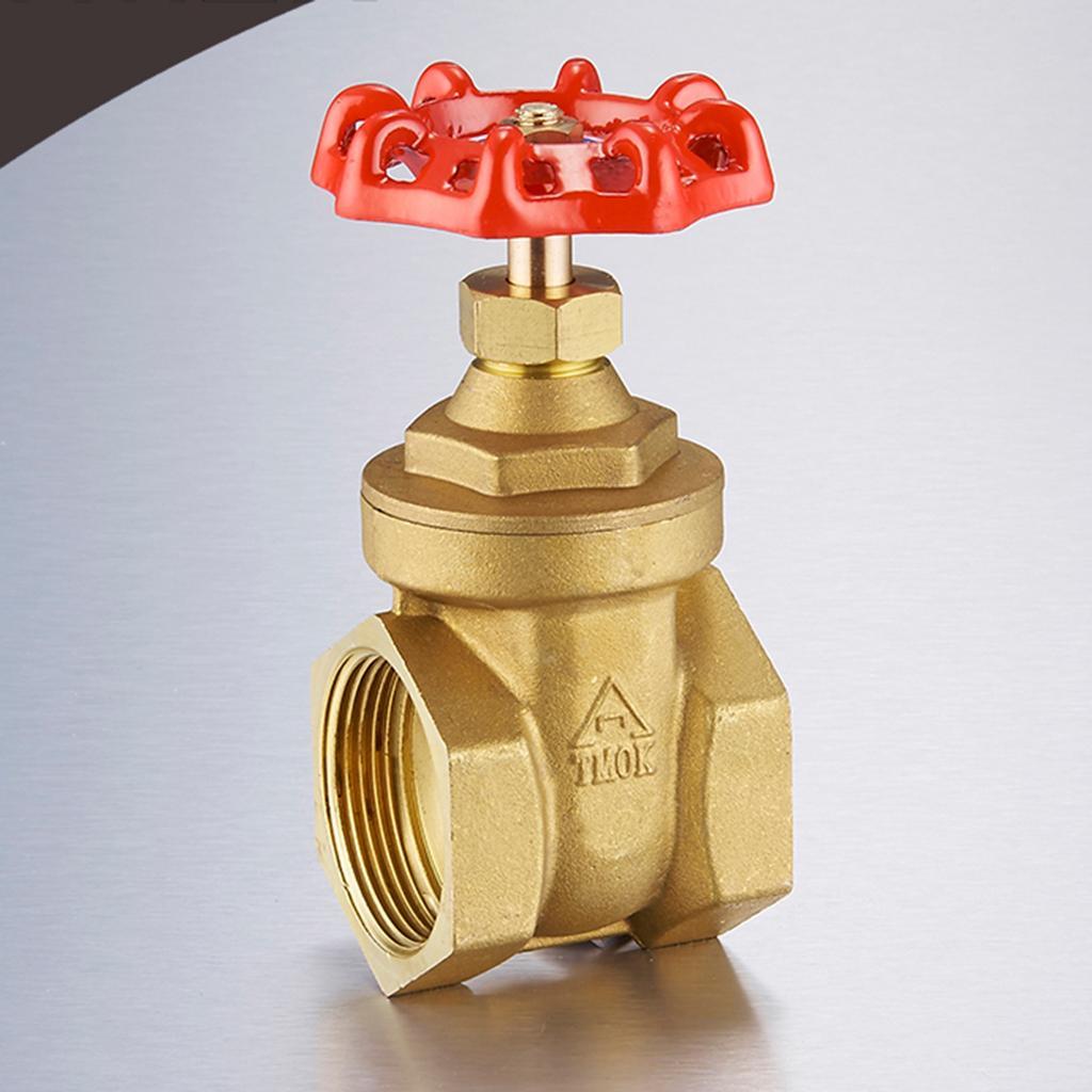 Solid DN15 Brass Gate Valve Water Air Pipe Hose Valve Pipe Fitting Mpa: 1.6Mpa