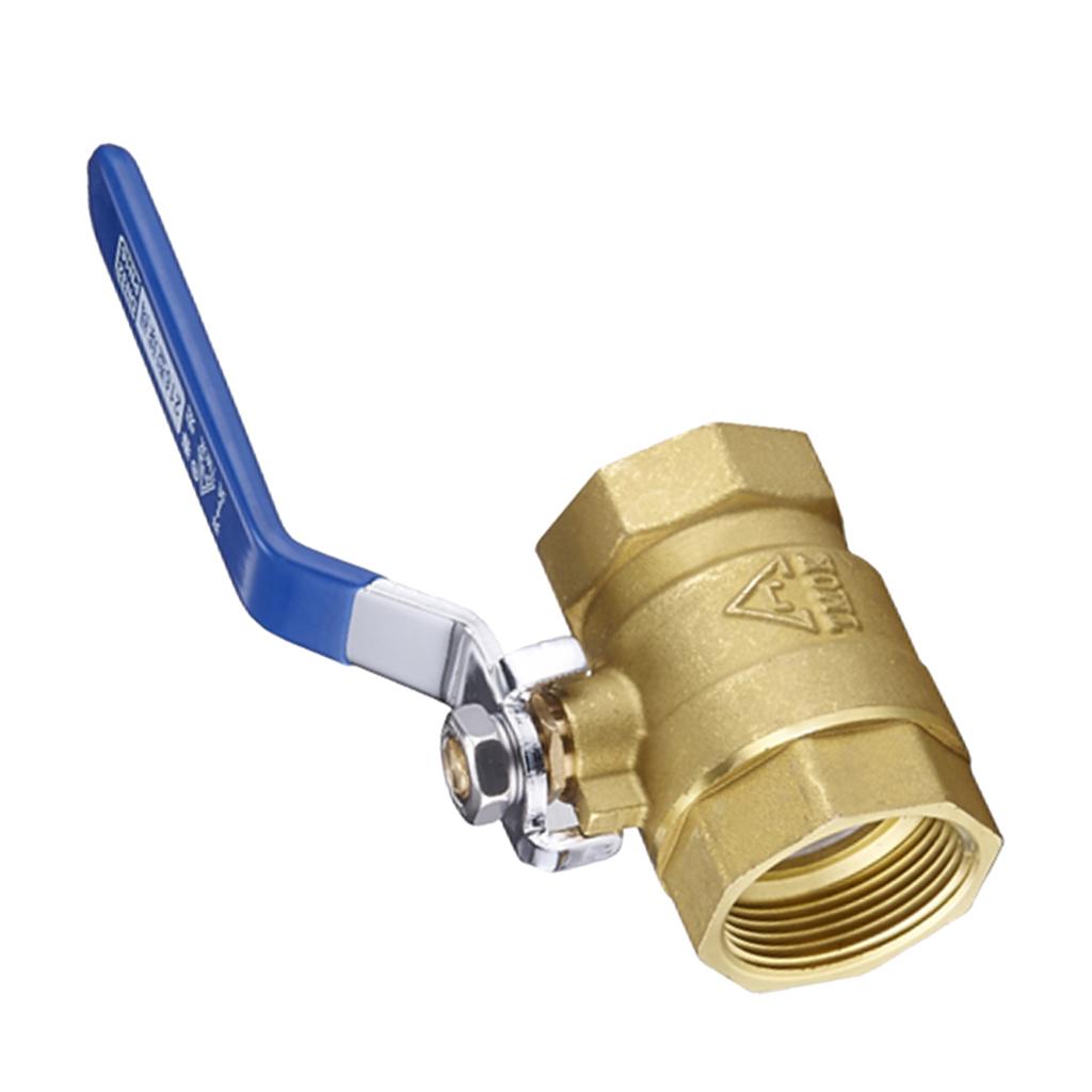 1/2 NPT Thread Brass Ball Valve Shut Off Switch Brass Ball Valve Female DN15