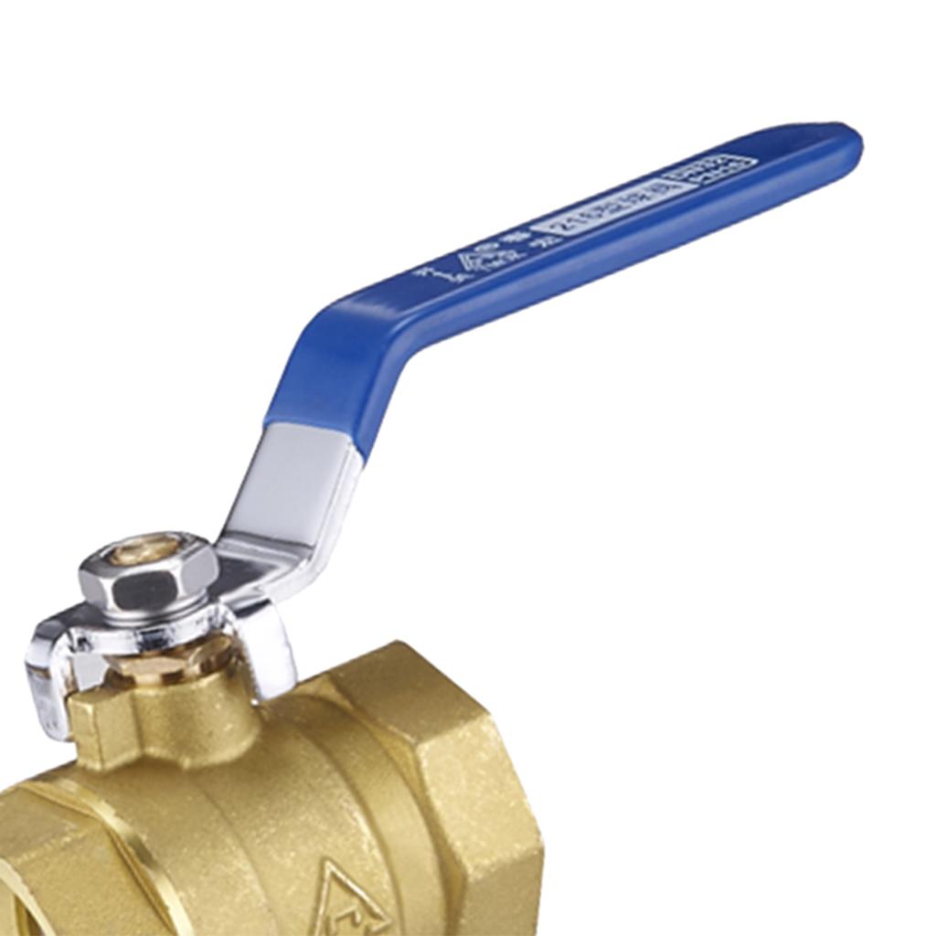 1/2 NPT Female Brass Ball Valve Water Moisture Air Tank Drain Shut Off Valve