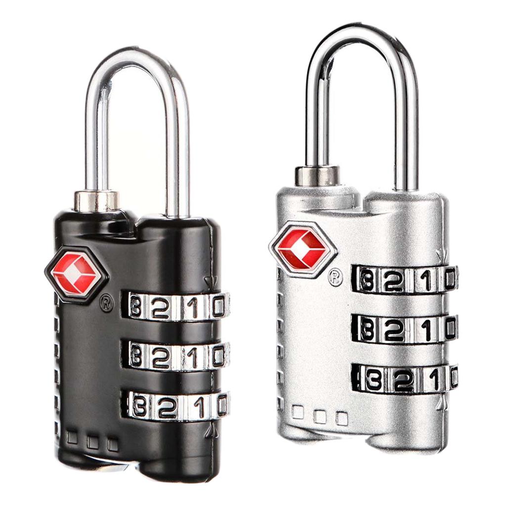 Mini Luggage Padlock Travel Case Security Password Lock 3 Digit Combination