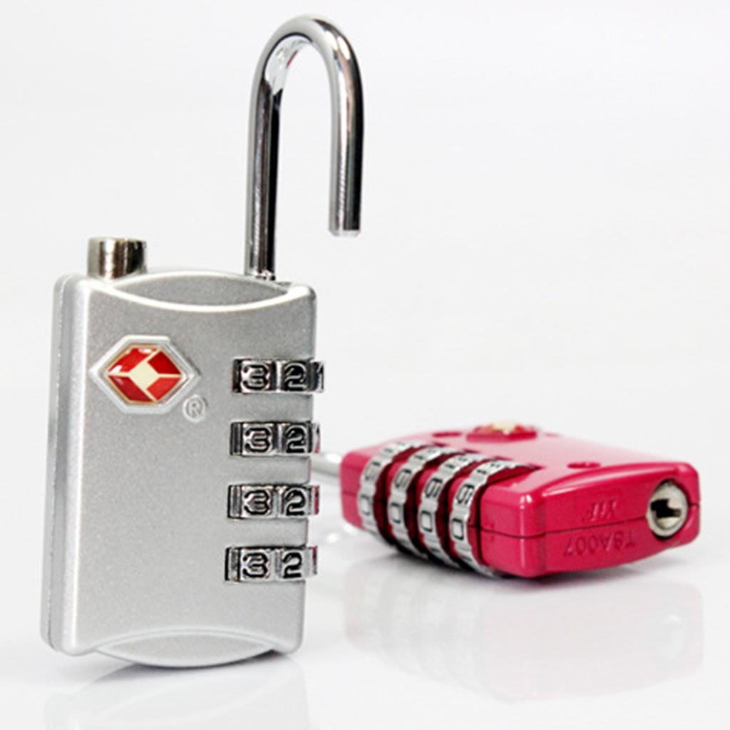 Mini Password Lock 4 Digit Combination Customs Lock Travel Luggage Case Lock